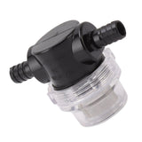 Water Pump Strainer ABS G1/4 Pump Twist On Strainer Irrigation Pipeline Filter for RV Marine Boat Lawn
