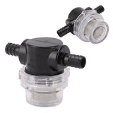 Water Pump Strainer ABS G1/4 Pump Twist On Strainer Irrigation Pipeline Filter for RV Marine Boat Lawn