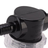 Water Pump Strainer ABS G1/4 Pump Twist On Strainer Irrigation Pipeline Filter for RV Marine Boat Lawn