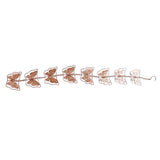 Butterfly Rain Chain Metal Outdoor Decorative Downspout Hanging Drainage Rain Catcher - Top-Down View