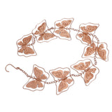 Butterfly Rain Chain Metal Outdoor Decorative Downspout Hanging Drainage Rain Catcher - Low Angle
