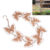 Butterfly Rain Chain Metal Outdoor Decorative Downspout Hanging Drainage Rain Catcher - Extra Image