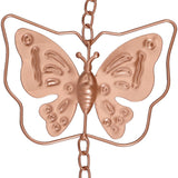 Butterfly Rain Chain Metal Outdoor Decorative Downspout Hanging Drainage Rain Catcher - Extra Image