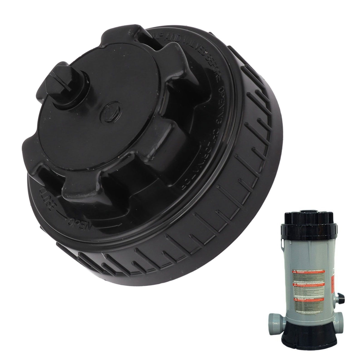 Chlorinator Cover Replacement Plastic Lid Easy Installation Tight Sealing Chlorinator Parts for Hayward CL100