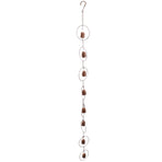 Hanging Rain Chime Metal Beautiful Sound Decorative Bell Shaped Rain Chain for Gutter Drainage