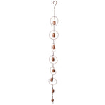 Hanging Rain Chime Metal Beautiful Sound Decorative Bell Shaped Rain Chain for Gutter Drainage