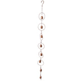 Hanging Rain Chime Metal Beautiful Sound Decorative Bell Shaped Rain Chain for Gutter Drainage - Front View