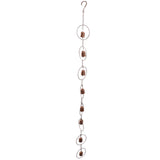 Hanging Rain Chime Metal Beautiful Sound Decorative Bell Shaped Rain Chain for Gutter Drainage