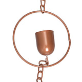 Hanging Rain Chime Metal Beautiful Sound Decorative Bell Shaped Rain Chain for Gutter Drainage - Extra Image