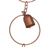 Hanging Rain Chime Metal Beautiful Sound Decorative Bell Shaped Rain Chain for Gutter Drainage - Extra Image