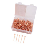 250Pcs Horseshoe Nails Copper Plated Rustproof Equestrian Riding Equipment Pet Supplies 45mm E3 - Front View