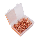 250Pcs Horseshoe Nails Copper Plated Rustproof Equestrian Riding Equipment Pet Supplies 45mm E3 - Top-Down View