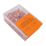 250Pcs Horseshoe Nails Copper Plated Rustproof Equestrian Riding Equipment Pet Supplies 45mm E3 - Rear View