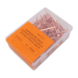 250Pcs Horseshoe Nails Copper Plated Rustproof Equestrian Riding Equipment Pet Supplies 45mm E3 - Close-Up Angle