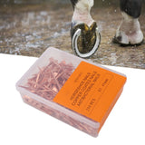 250Pcs Horseshoe Nails Copper Plated Rustproof Equestrian Riding Equipment Pet Supplies 45mm E3