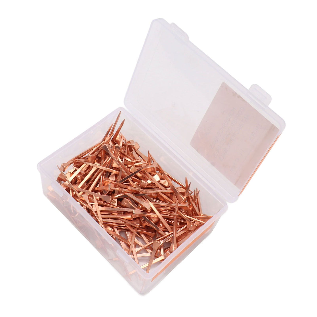 250Pcs Horseshoe Nails Copper Plated Rustproof Equestrian Riding Equipment Pet Supplies 47.5mm E4