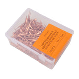 250Pcs Horseshoe Nails Copper Plated Rustproof Equestrian Riding Equipment Pet Supplies 47.5mm E4 - 45-Degree Angle