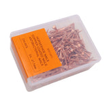 250Pcs Horseshoe Nails Copper Plated Rustproof Equestrian Riding Equipment Pet Supplies 47.5mm E4 - Low Angle