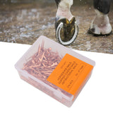 250Pcs Horseshoe Nails Copper Plated Rustproof Equestrian Riding Equipment Pet Supplies 47.5mm E4 - Extra Image