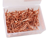 250Pcs Horseshoe Nails Copper Plated Rustproof Equestrian Riding Equipment Pet Supplies 47.5mm E4 - Extra Image