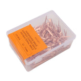 250Pcs Horseshoe Nails Copper Plated Rustproof Equestrian Riding Equipment Pet Supplies 51mm E5 - Front View