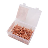 250Pcs Horseshoe Nails Copper Plated Rustproof Equestrian Riding Equipment Pet Supplies 51mm E5 - 45-Degree Angle