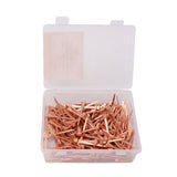 250Pcs Horseshoe Nails Copper Plated Rustproof Equestrian Riding Equipment Pet Supplies 51mm E5