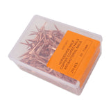 250Pcs Horseshoe Nails Copper Plated Rustproof Equestrian Riding Equipment Pet Supplies 51mm E5 - Low Angle