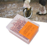 250Pcs Horseshoe Nails Copper Plated Rustproof Equestrian Riding Equipment Pet Supplies 51mm E5 - Extra Image