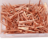 250Pcs Horseshoe Nails Copper Plated Rustproof Equestrian Riding Equipment Pet Supplies 51mm E5 - Extra Image