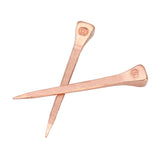 250Pcs Horseshoe Nails Copper Plated Rustproof Equestrian Riding Equipment Pet Supplies 51mm E5 - Extra Image