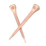 250Pcs Horseshoe Nails Copper Plated Rustproof Equestrian Riding Equipment Pet Supplies 51mm E5 - Extra Image