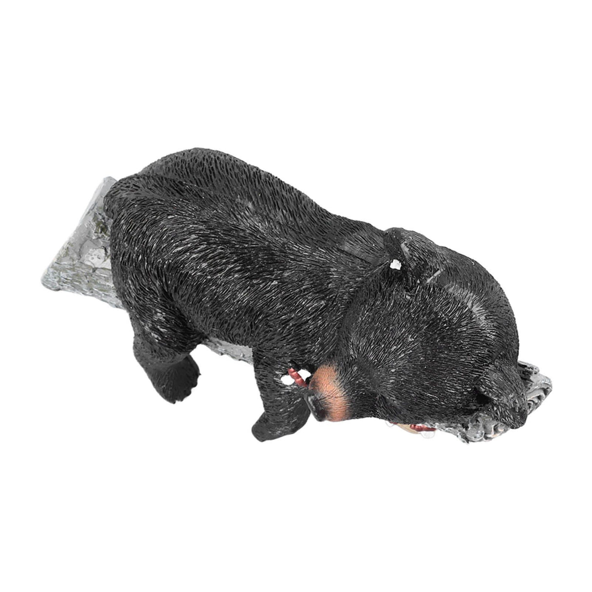 Black Bear Figurine Resin Funny Cute Exquisite Animal Art Statue for Garden Yard Decoration