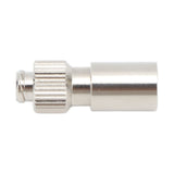 Syringe Needle Tip Stainless Steel Replaceable Multifunctional Tip Syringe Plug for Animal Medical Laboratory - Top-Down View