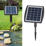 Solar Aquarium Air Pump Oxygenator Solar Powered Air Pump Low Noise Solar Pond Aerator with 2 Air Bubble Stones for Pond - Extra Image