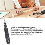 5 Speed 3.7V Mini Cordless Rotary Tool Mini Electric Grinder Set with Accessories USB Plug