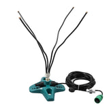 Standing Misting Cooling System 8 Meter Line US Standard Thread Standing Misters for Backyard Pool Pet Cooling - Side View