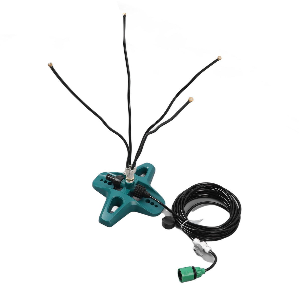 Standing Misting Cooling System 8 Meter Line US Standard Thread Standing Misters for Backyard Pool Pet Cooling