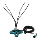 Standing Misting Cooling System 8 Meter Line US Standard Thread Standing Misters for Backyard Pool Pet Cooling