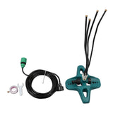 Standing Misting Cooling System 8 Meter Line US Standard Thread Standing Misters for Backyard Pool Pet Cooling