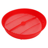 Plastic Blueberry Sieve Washing Sieve Fruit and Vegetable Washing Basket Drain Basket for Kitchen - Top-Down View