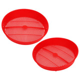 Plastic Blueberry Sieve Washing Sieve Fruit and Vegetable Washing Basket Drain Basket for Kitchen - Low Angle