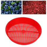 Plastic Blueberry Sieve Washing Sieve Fruit and Vegetable Washing Basket Drain Basket for Kitchen