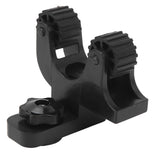 Canoe Paddle Holder Universal Easy Mounting Sturdy Kayak Oar Holder for Kayaks Canoes Boats - Rear View