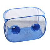 Mushroom Grow Tent Still Air Box Portable Foldable PVC 2 Arm Ports Mushroom Grow Container for Study Research