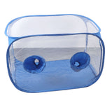 Mushroom Grow Tent Still Air Box Portable Foldable PVC 2 Arm Ports Mushroom Grow Container for Study Research