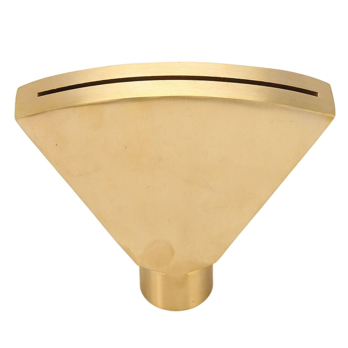 Fan Shaped Fountain Nozzle G1 Inch Brass Flat Head Spray Nozzle Fountain Sprinkler Head for Garden Pool Pond Landscaping