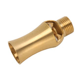 Pond Sprinkler Water Fountain Nozzle Copper Ice Tower Cascade Cedar Spray Head for Garden Pond G1/2in Male Thread 7.1cm - Front View