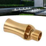 Pond Sprinkler Water Fountain Nozzle Copper Ice Tower Cascade Cedar Spray Head for Garden Pond G1/2in Male Thread 7.1cm