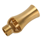 Pond Sprinkler Water Fountain Nozzle Copper Ice Tower Cascade Cedar Spray Head for Garden Pond G1/2 G3/4 Universal 9.5cm - Rear View